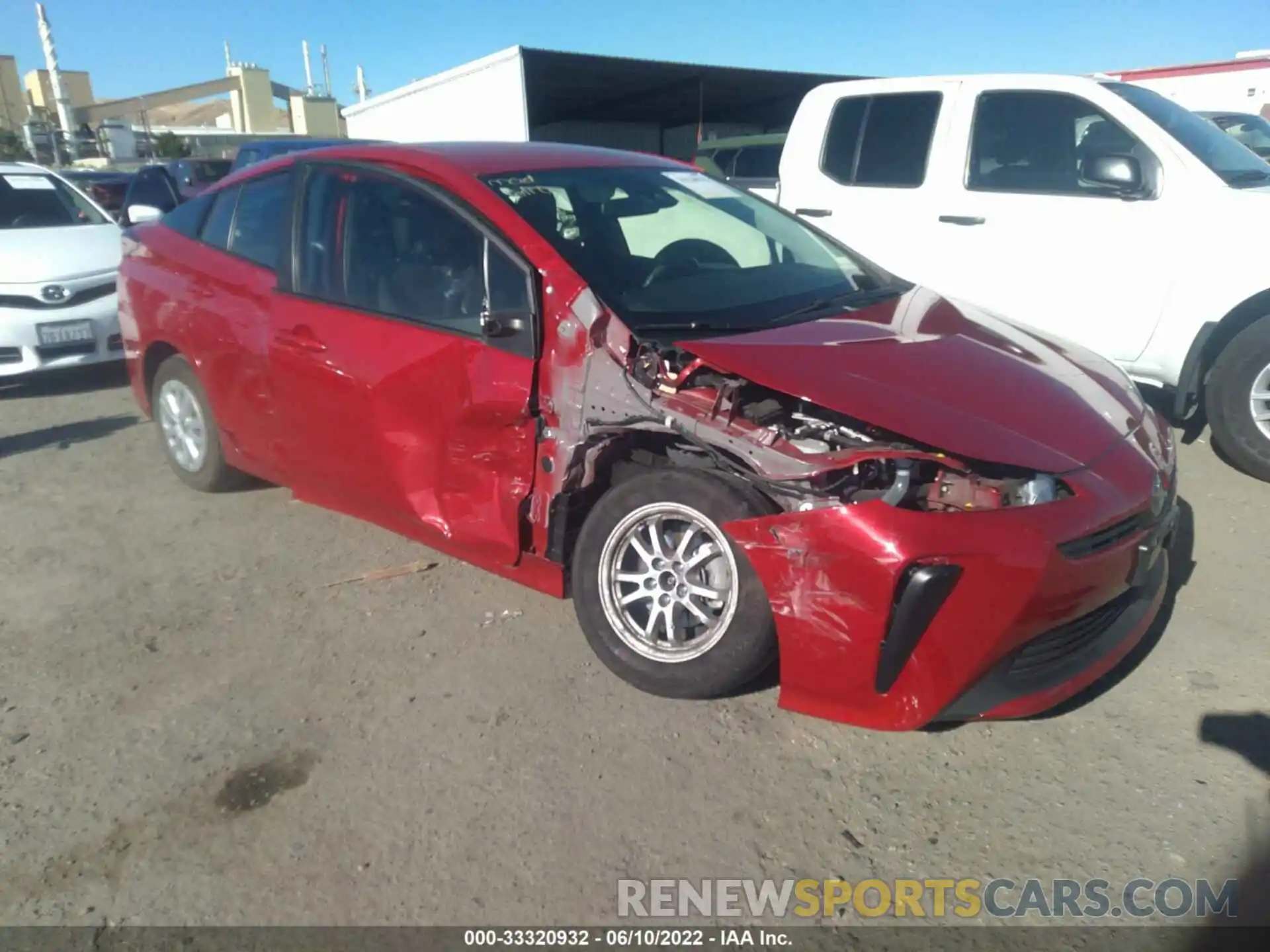 1 Photograph of a damaged car JTDKAMFU7M3133771 TOYOTA PRIUS 2021