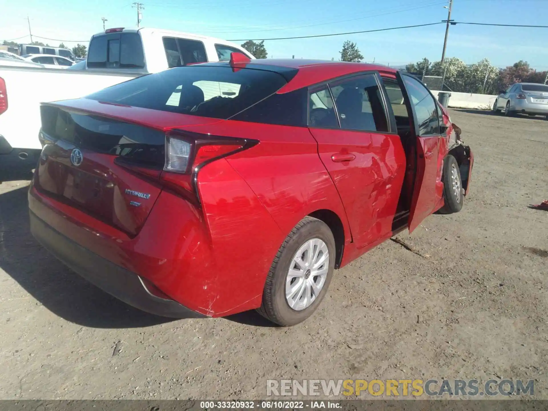 4 Photograph of a damaged car JTDKAMFU7M3133771 TOYOTA PRIUS 2021