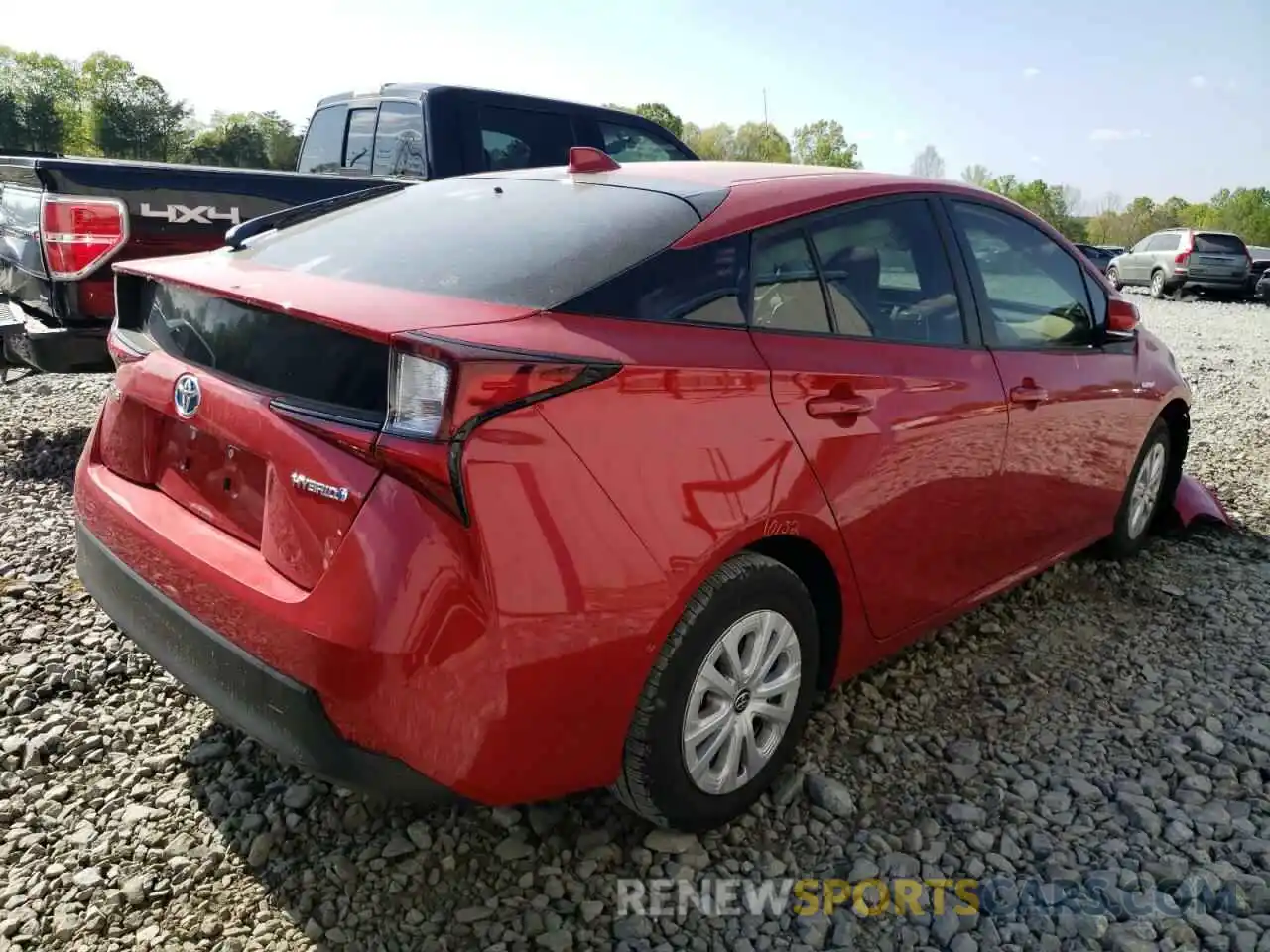 4 Photograph of a damaged car JTDKAMFU7M3134533 TOYOTA PRIUS 2021