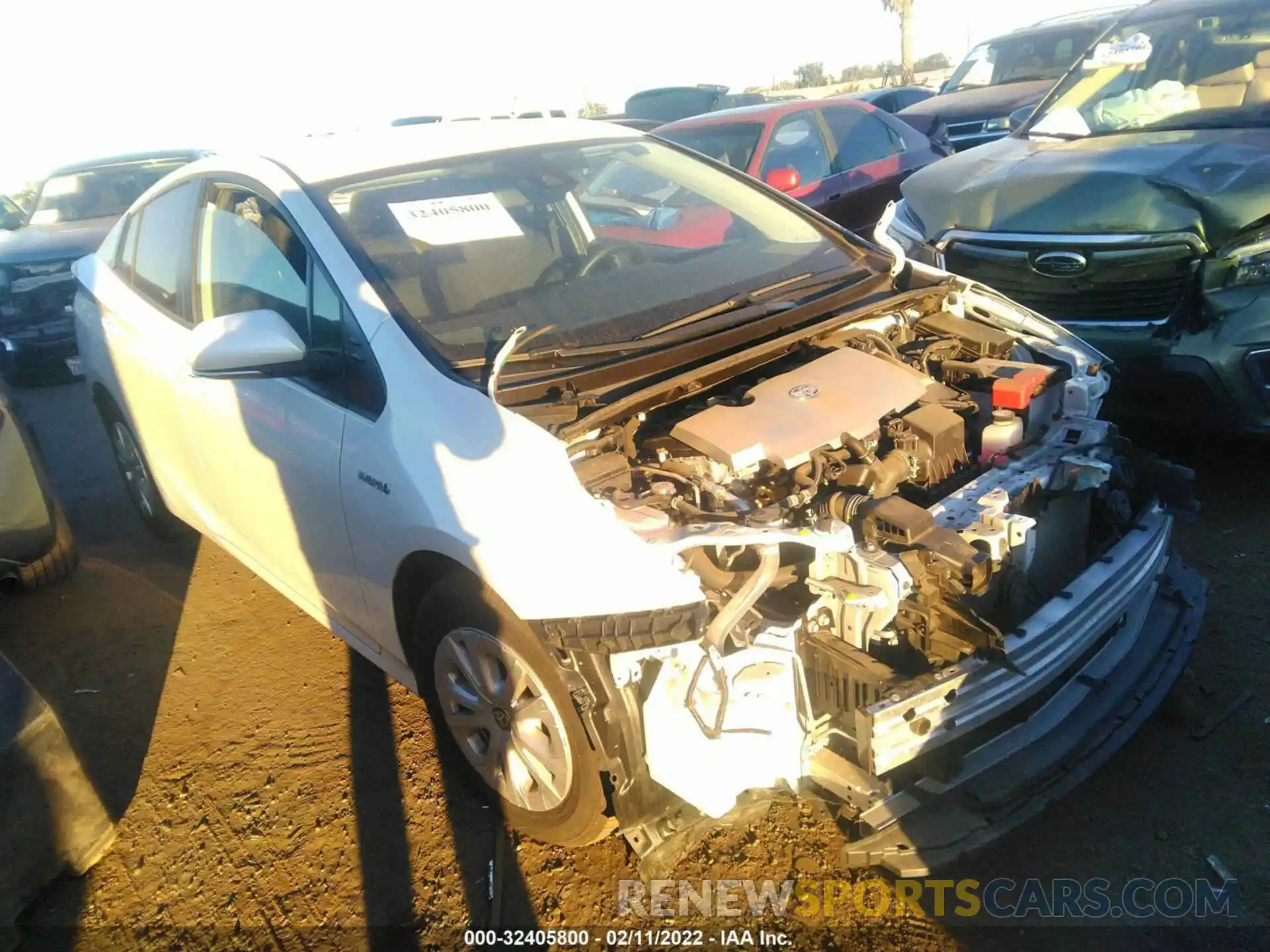 1 Photograph of a damaged car JTDKAMFU7M3135634 TOYOTA PRIUS 2021