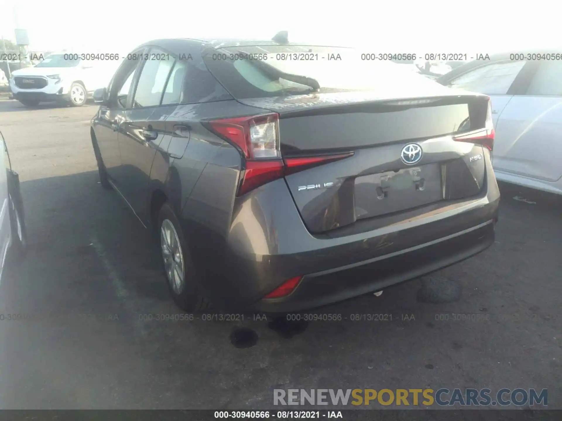 3 Photograph of a damaged car JTDKAMFU7M3135696 TOYOTA PRIUS 2021