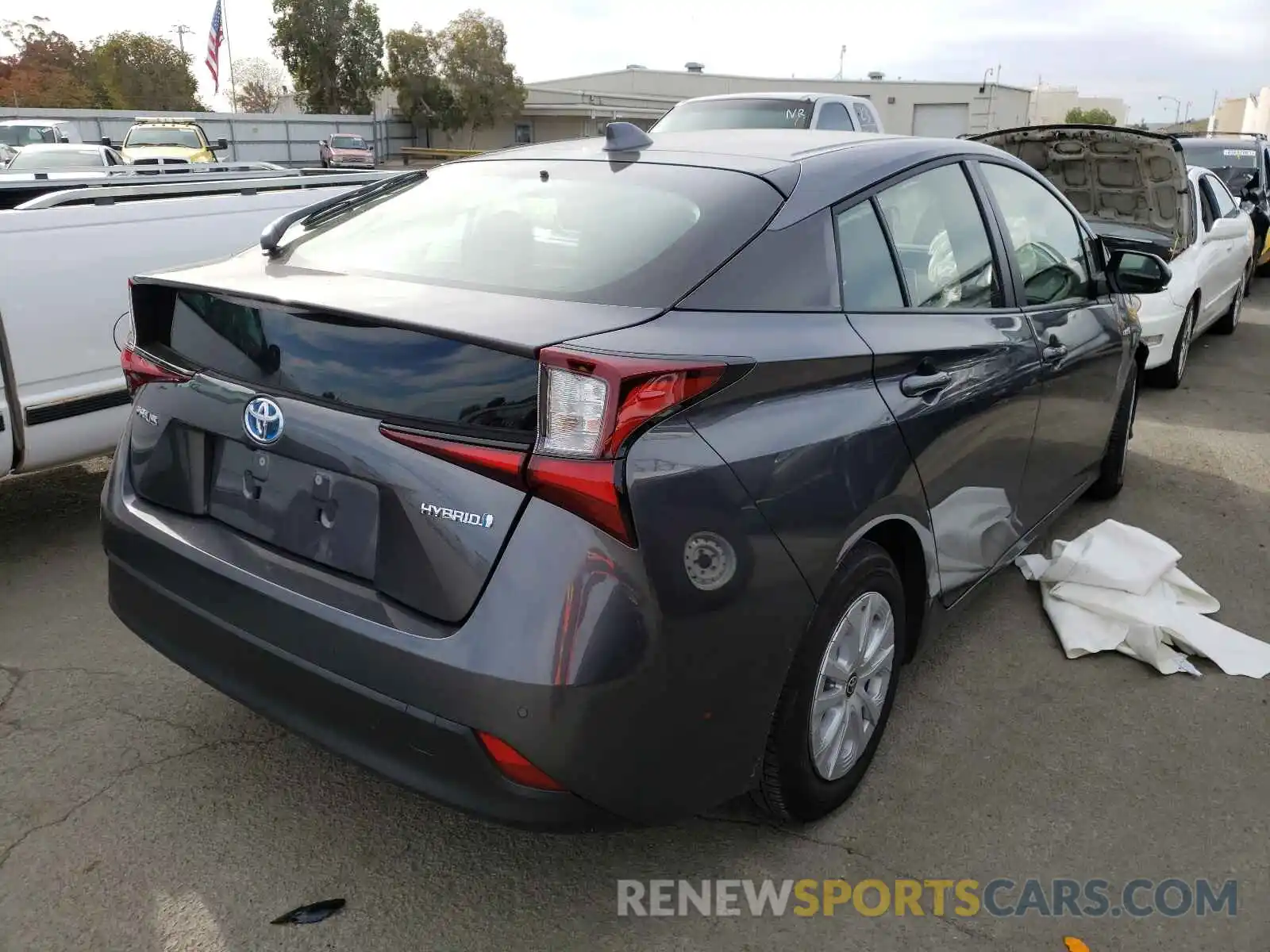 4 Photograph of a damaged car JTDKAMFU7M3136041 TOYOTA PRIUS 2021