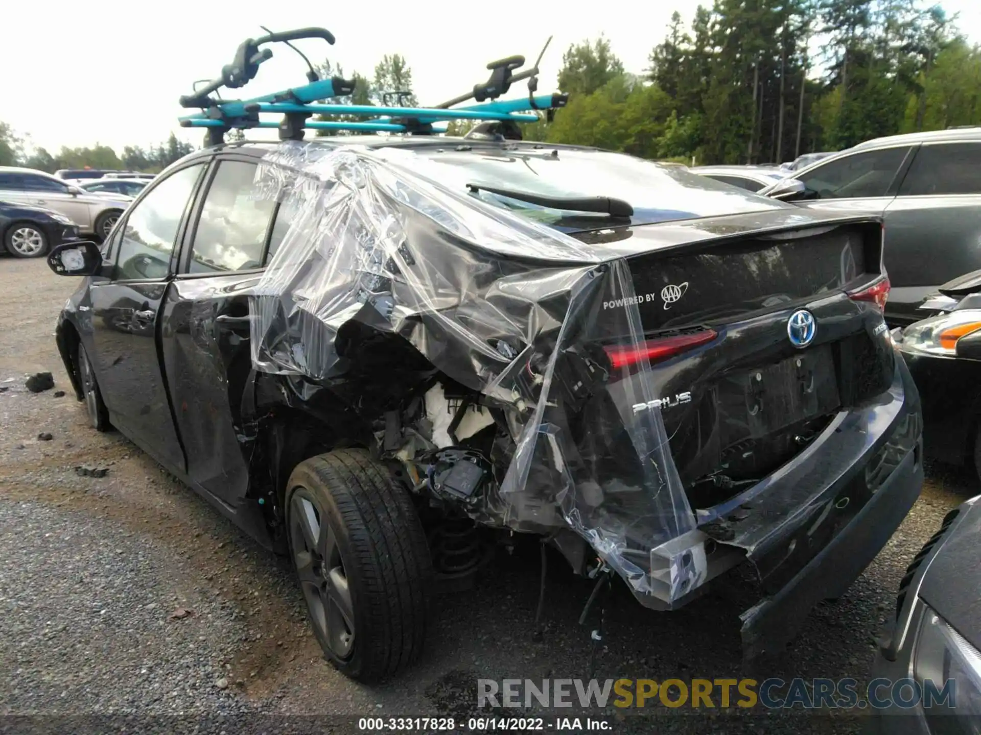 3 Photograph of a damaged car JTDKAMFU7M3136525 TOYOTA PRIUS 2021