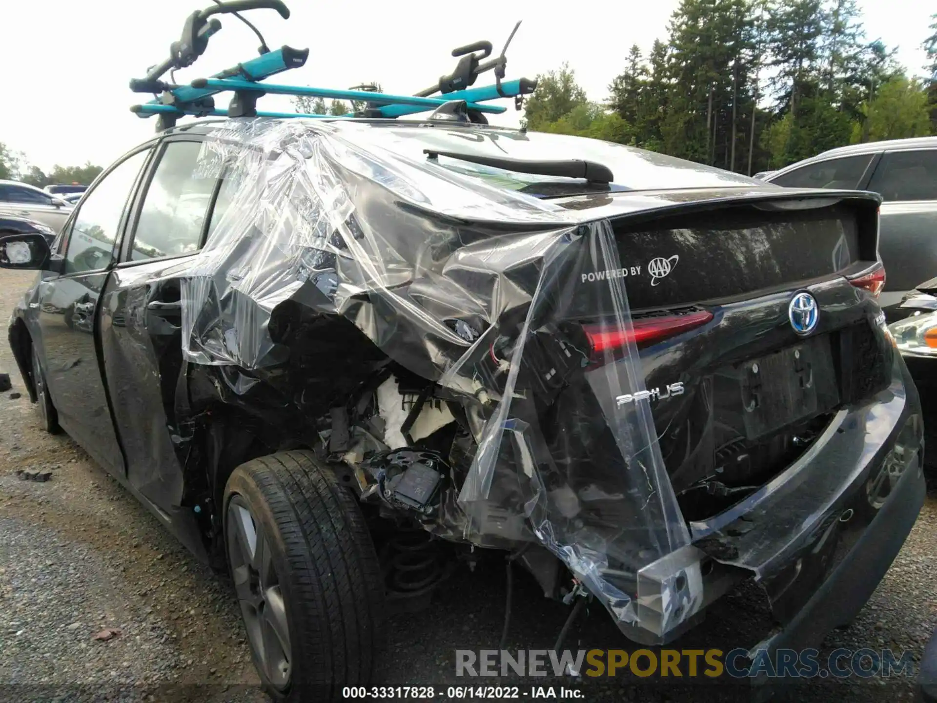 6 Photograph of a damaged car JTDKAMFU7M3136525 TOYOTA PRIUS 2021