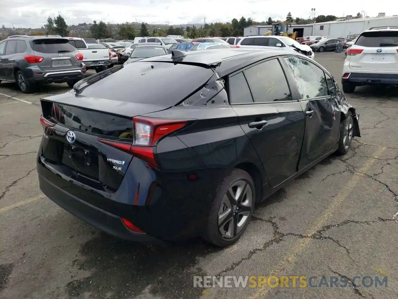 4 Photograph of a damaged car JTDKAMFU7M3136945 TOYOTA PRIUS 2021