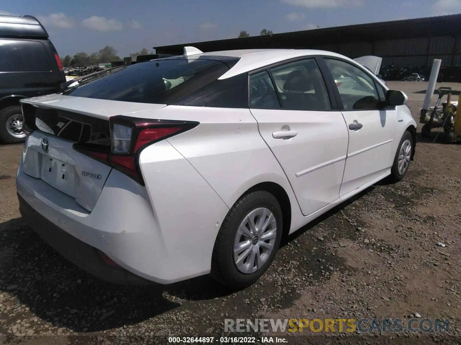 4 Photograph of a damaged car JTDKAMFU7M3142079 TOYOTA PRIUS 2021