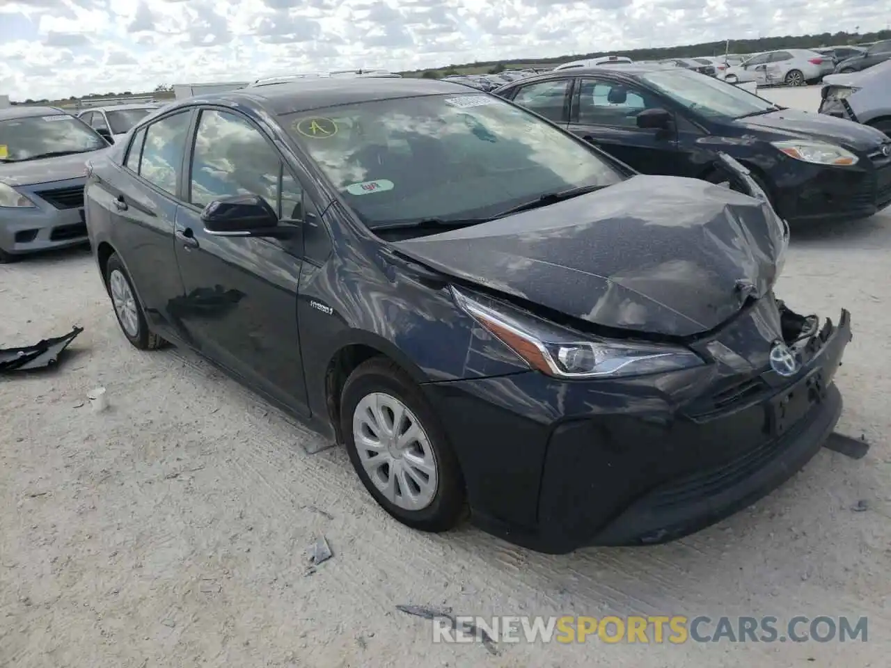 1 Photograph of a damaged car JTDKAMFU7M3142776 TOYOTA PRIUS 2021