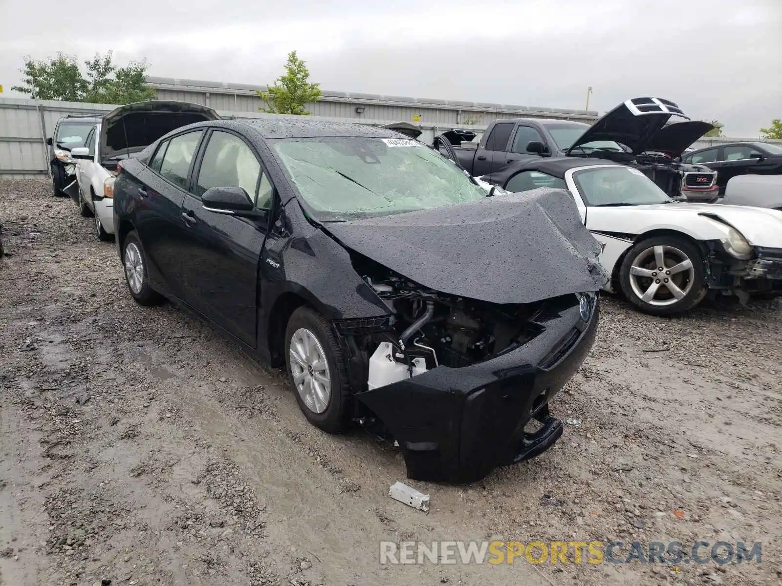 1 Photograph of a damaged car JTDKAMFU7M3144012 TOYOTA PRIUS 2021