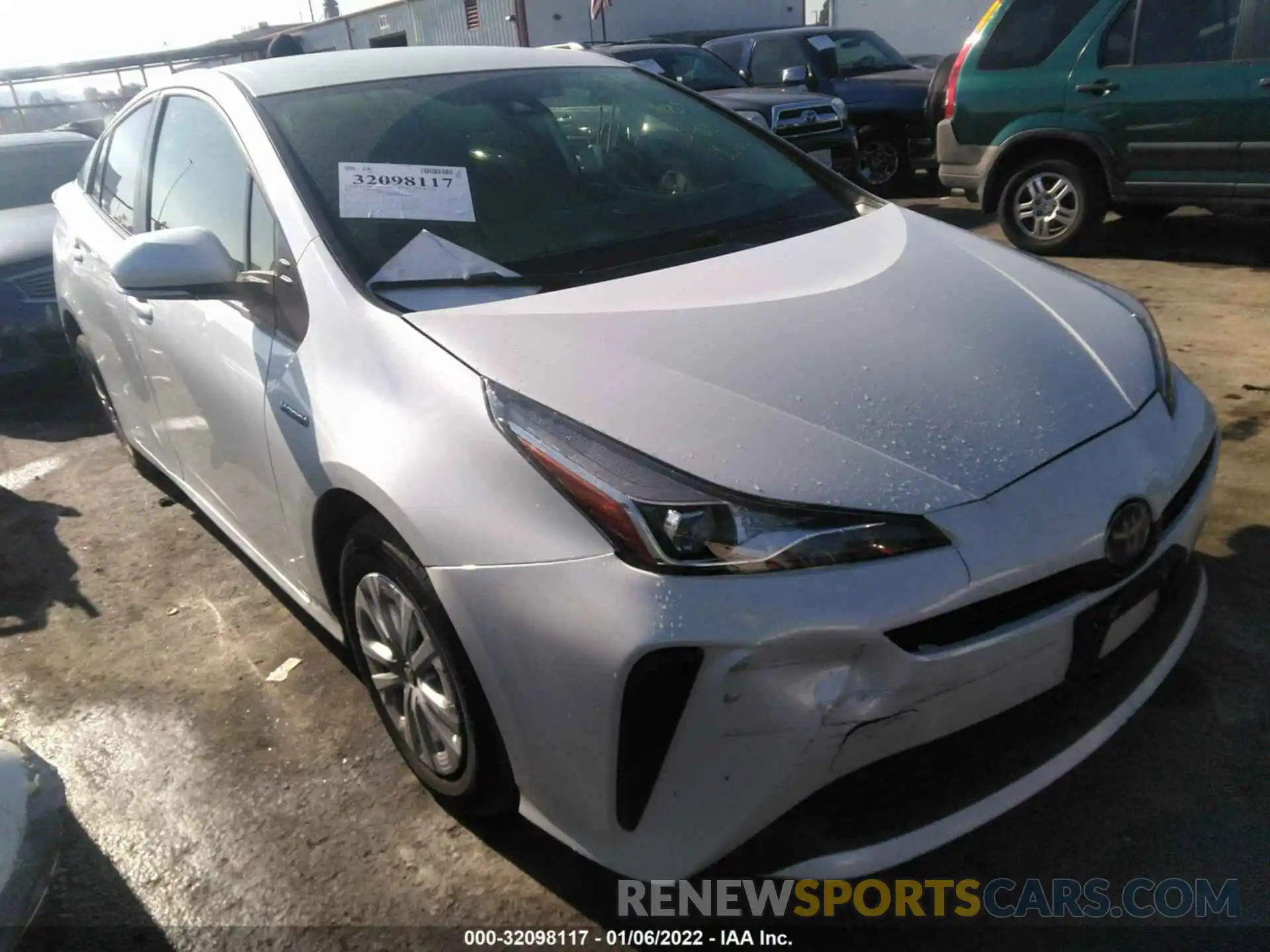 1 Photograph of a damaged car JTDKAMFU7M3144236 TOYOTA PRIUS 2021