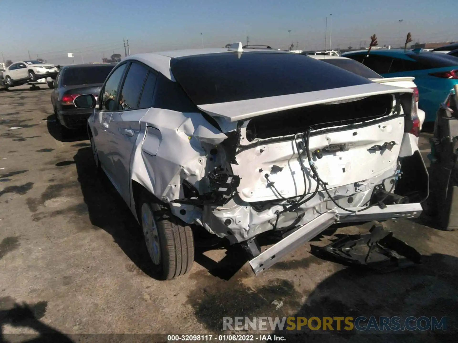 3 Photograph of a damaged car JTDKAMFU7M3144236 TOYOTA PRIUS 2021