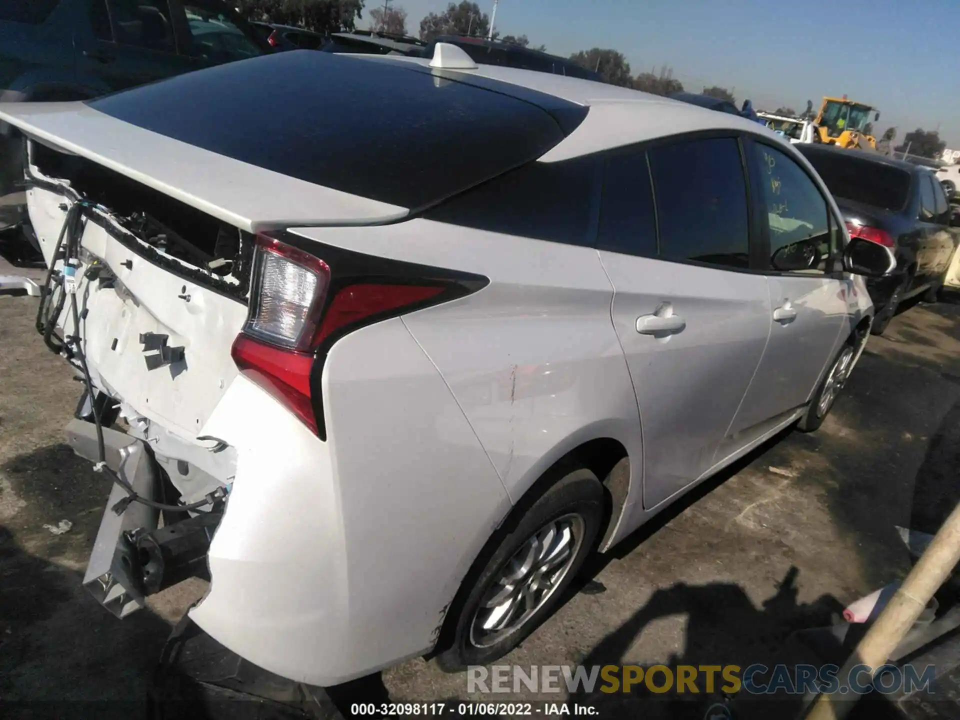 4 Photograph of a damaged car JTDKAMFU7M3144236 TOYOTA PRIUS 2021