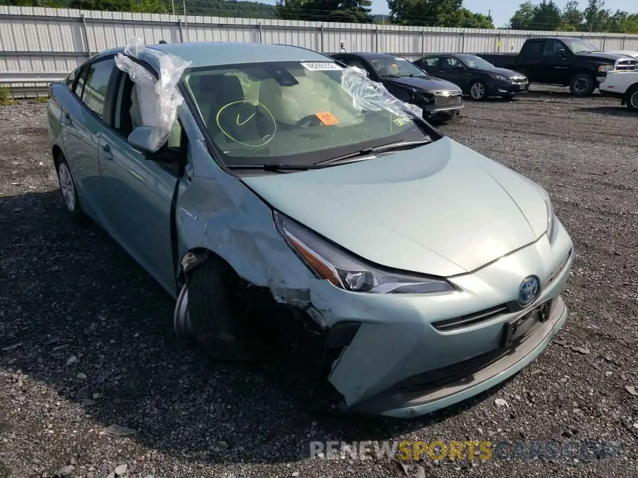 1 Photograph of a damaged car JTDKAMFU7M3145757 TOYOTA PRIUS 2021