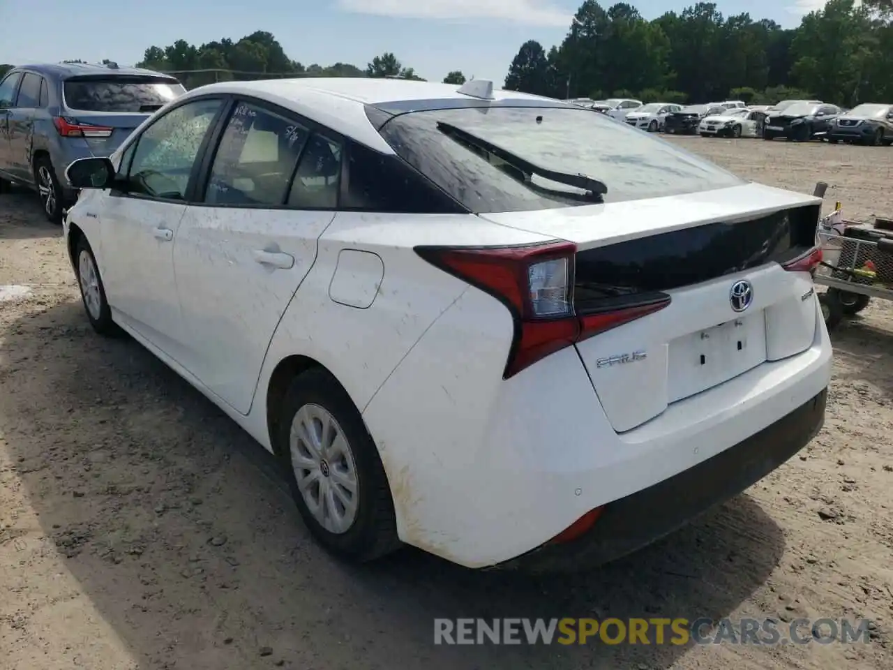 3 Photograph of a damaged car JTDKAMFU7M3147976 TOYOTA PRIUS 2021