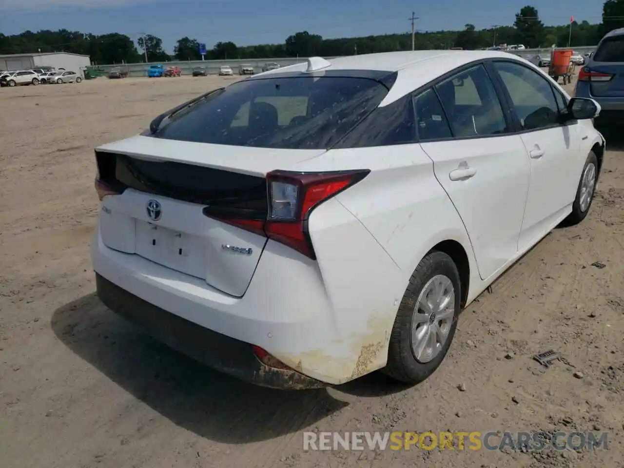 4 Photograph of a damaged car JTDKAMFU7M3147976 TOYOTA PRIUS 2021