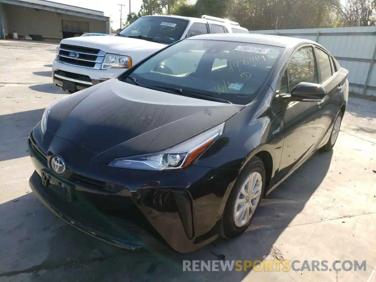 2 Photograph of a damaged car JTDKAMFU7M3148349 TOYOTA PRIUS 2021