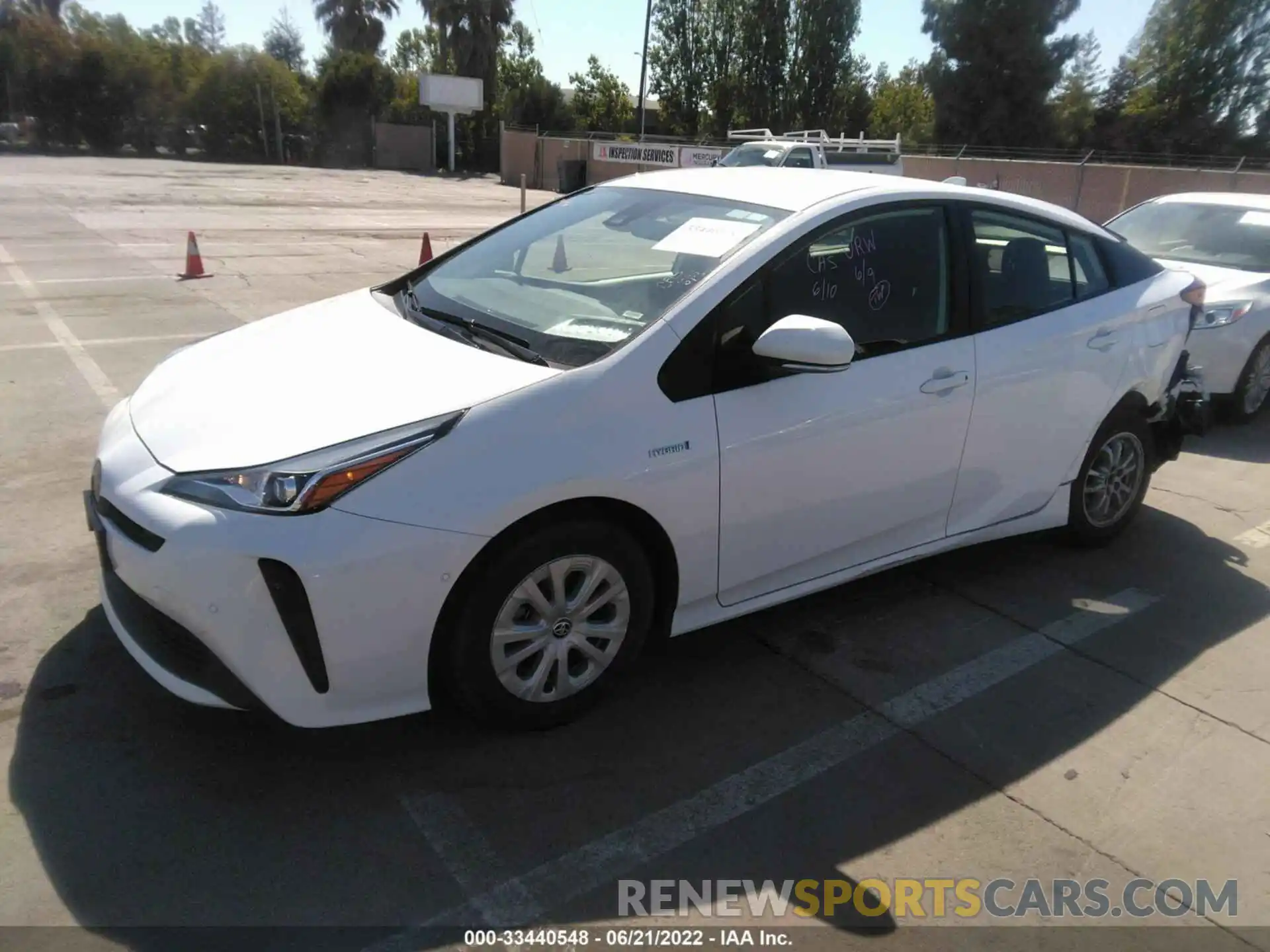 2 Photograph of a damaged car JTDKAMFU7M3148741 TOYOTA PRIUS 2021