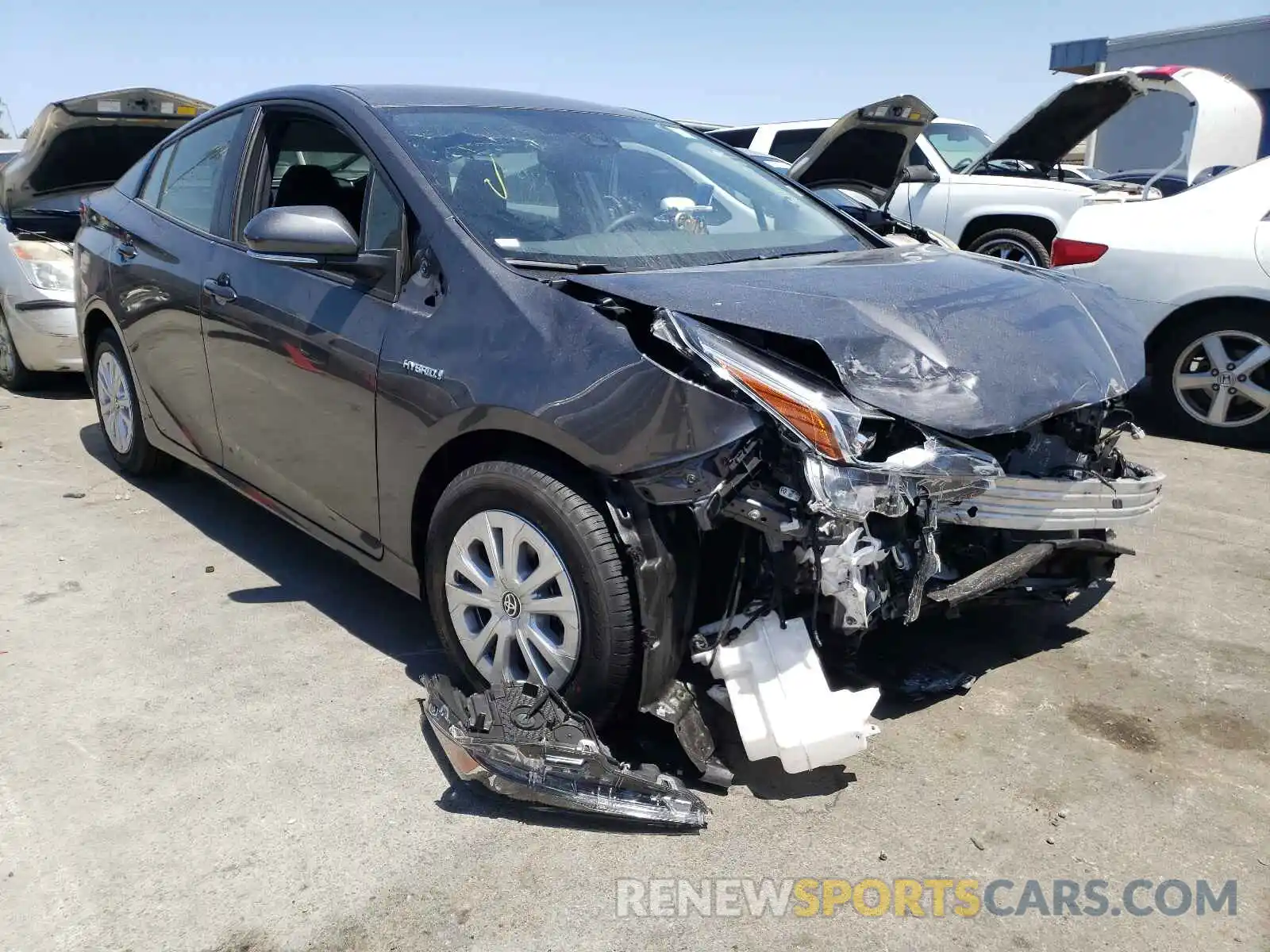 1 Photograph of a damaged car JTDKAMFU7M3149050 TOYOTA PRIUS 2021