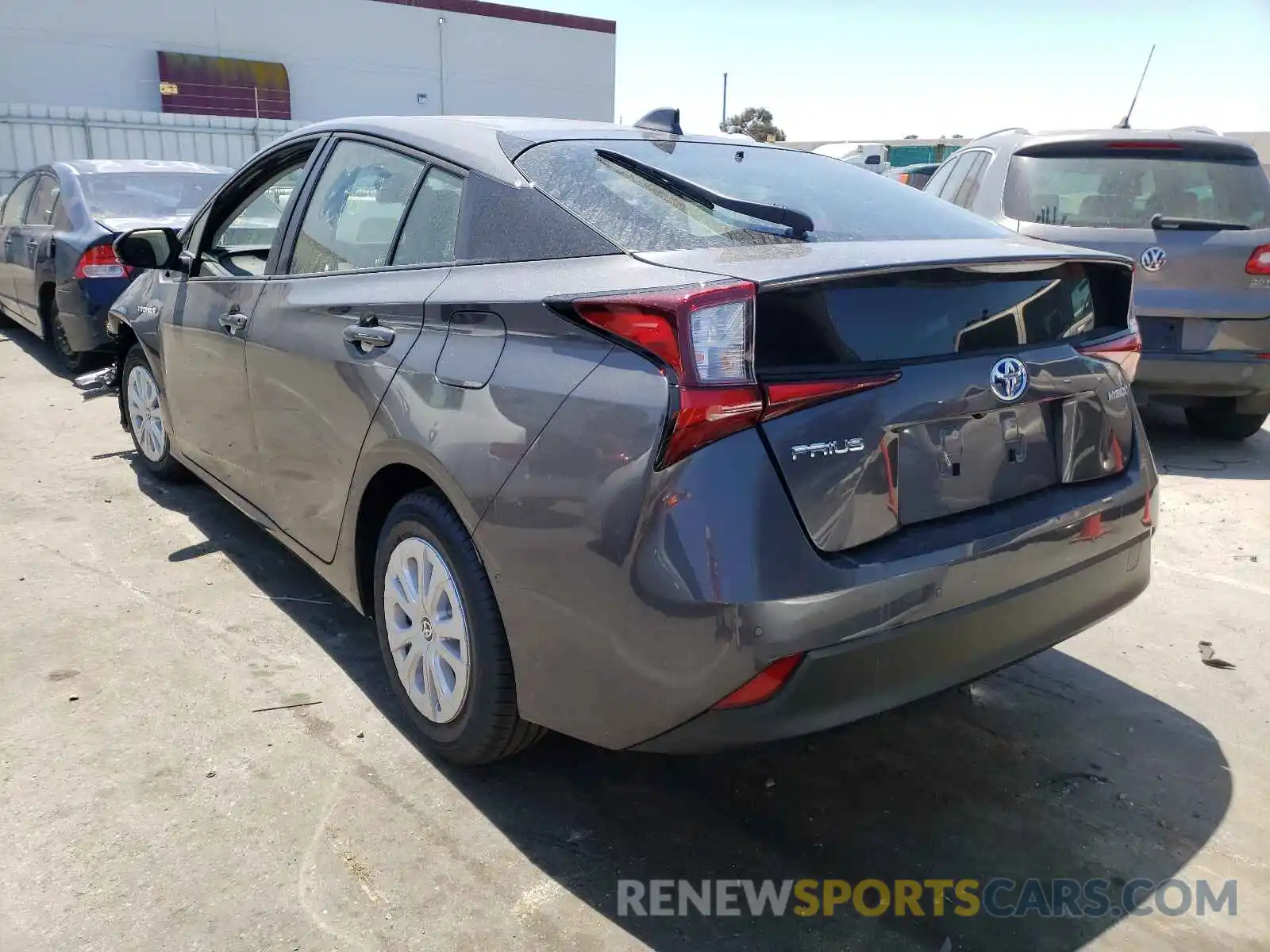 3 Photograph of a damaged car JTDKAMFU7M3149050 TOYOTA PRIUS 2021