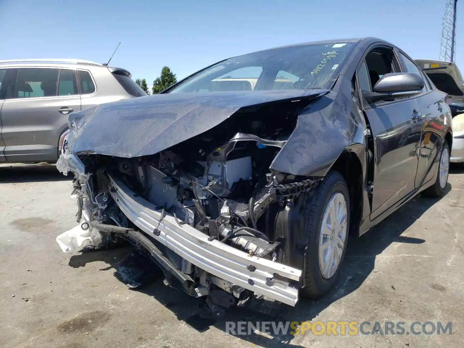 9 Photograph of a damaged car JTDKAMFU7M3149050 TOYOTA PRIUS 2021