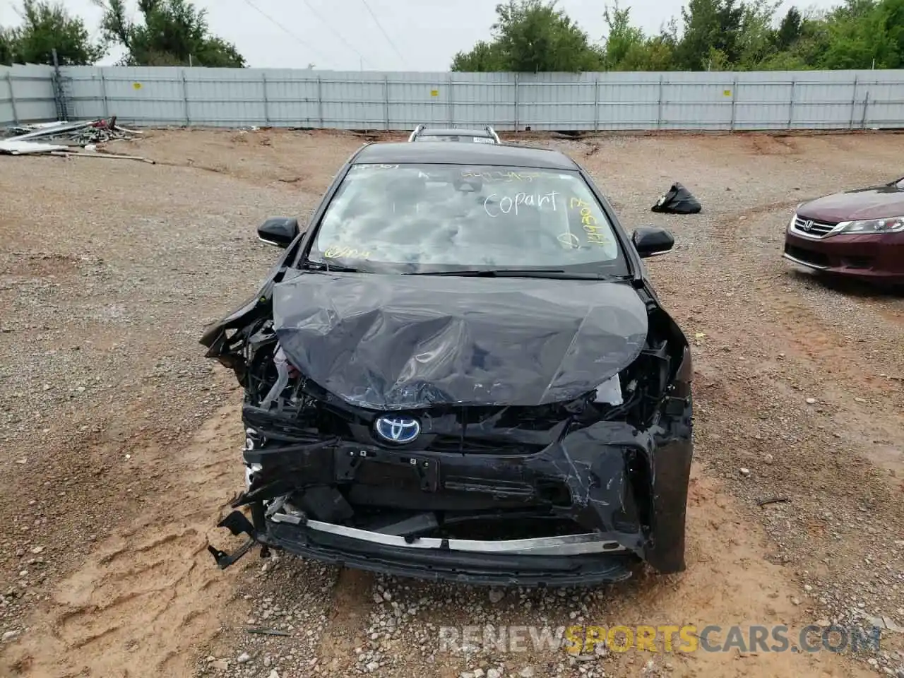 9 Photograph of a damaged car JTDKAMFU7M3149307 TOYOTA PRIUS 2021