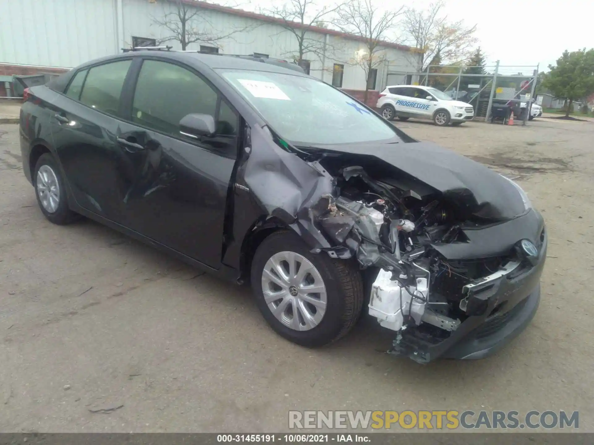 1 Photograph of a damaged car JTDKAMFU7M3149517 TOYOTA PRIUS 2021