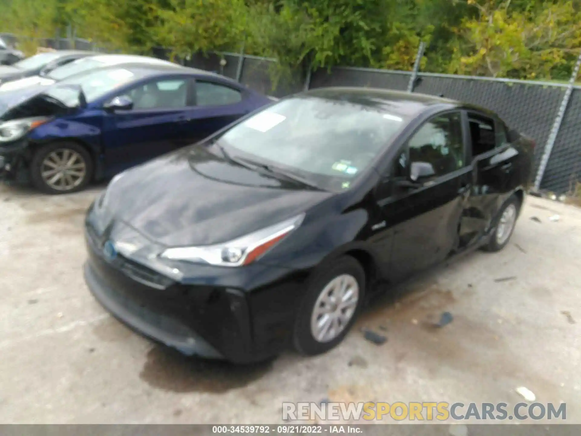 2 Photograph of a damaged car JTDKAMFU7M3149906 TOYOTA PRIUS 2021