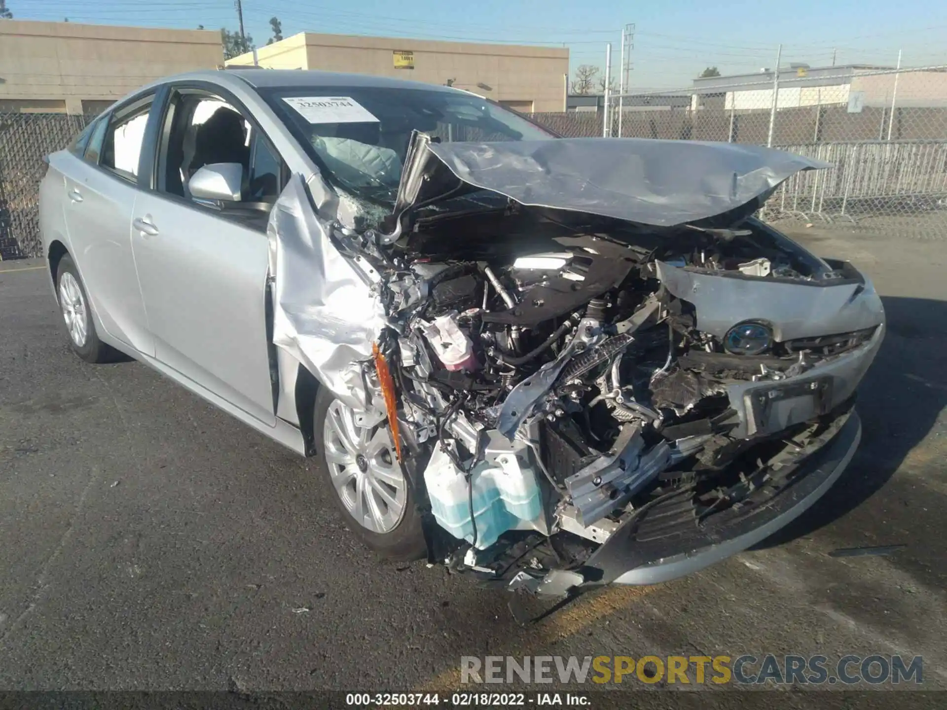 1 Photograph of a damaged car JTDKAMFU7M3150831 TOYOTA PRIUS 2021