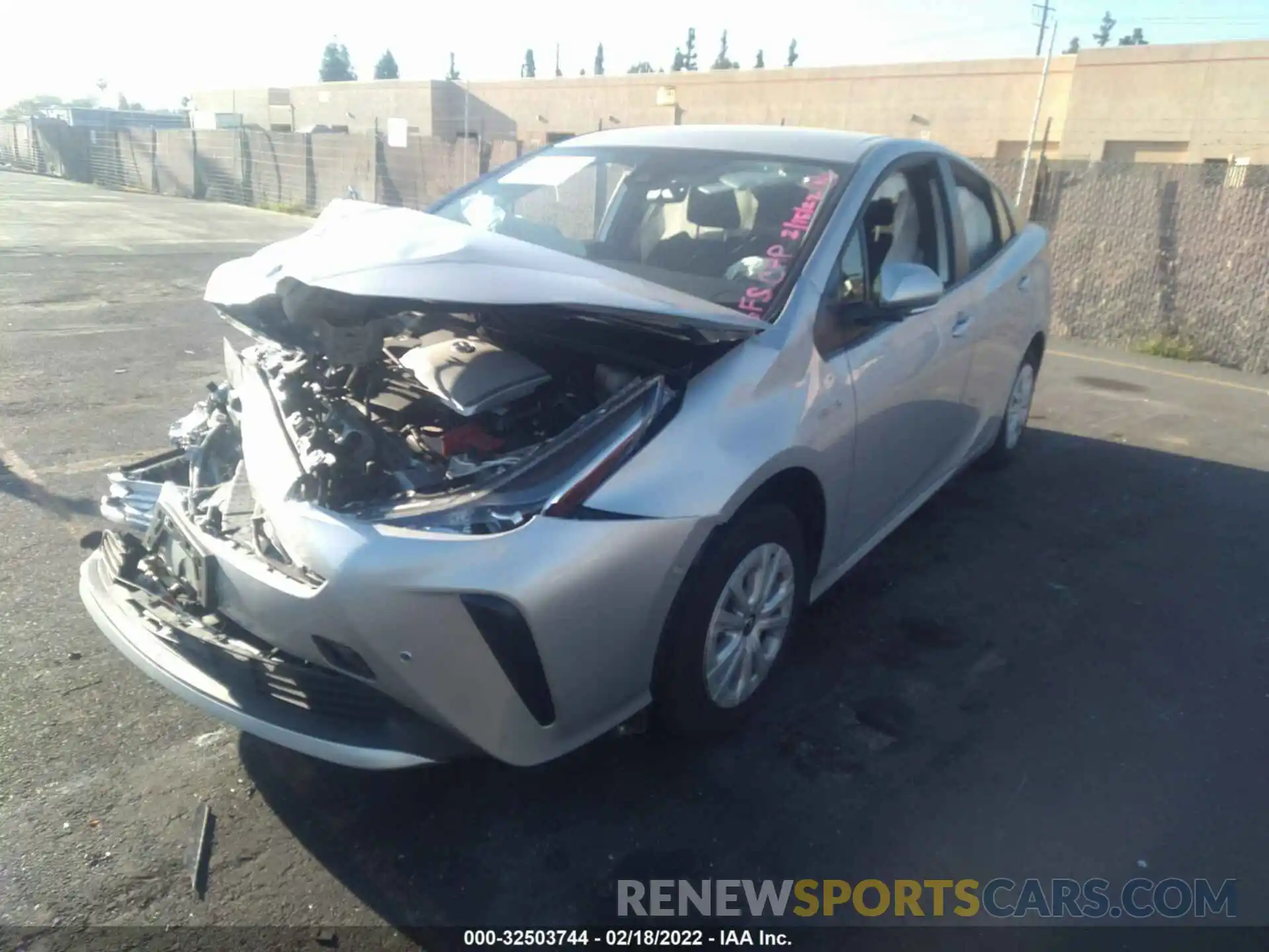 2 Photograph of a damaged car JTDKAMFU7M3150831 TOYOTA PRIUS 2021