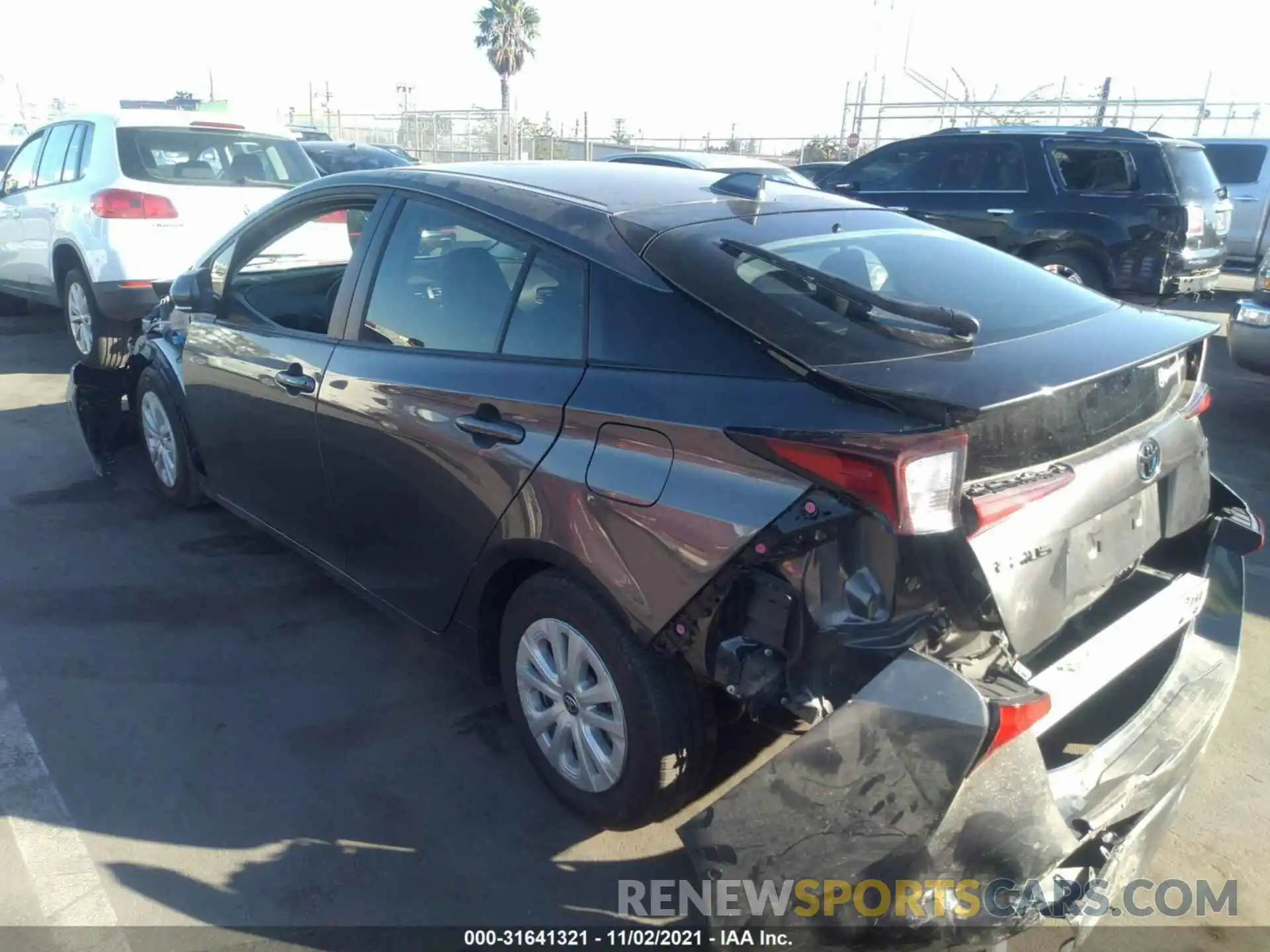 3 Photograph of a damaged car JTDKAMFU7M3150912 TOYOTA PRIUS 2021