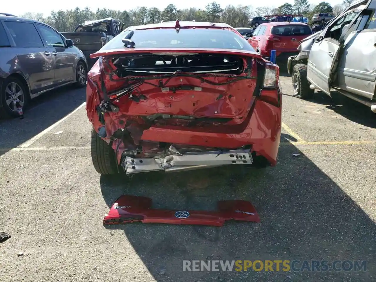 9 Photograph of a damaged car JTDKAMFU7M3151137 TOYOTA PRIUS 2021