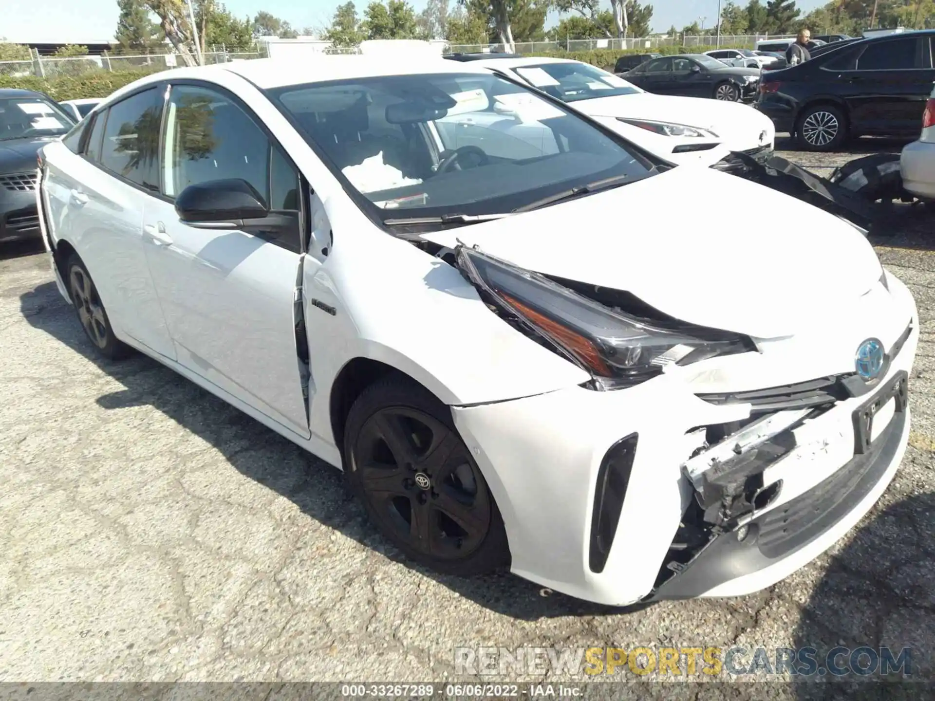 1 Photograph of a damaged car JTDKAMFU8M3126778 TOYOTA PRIUS 2021