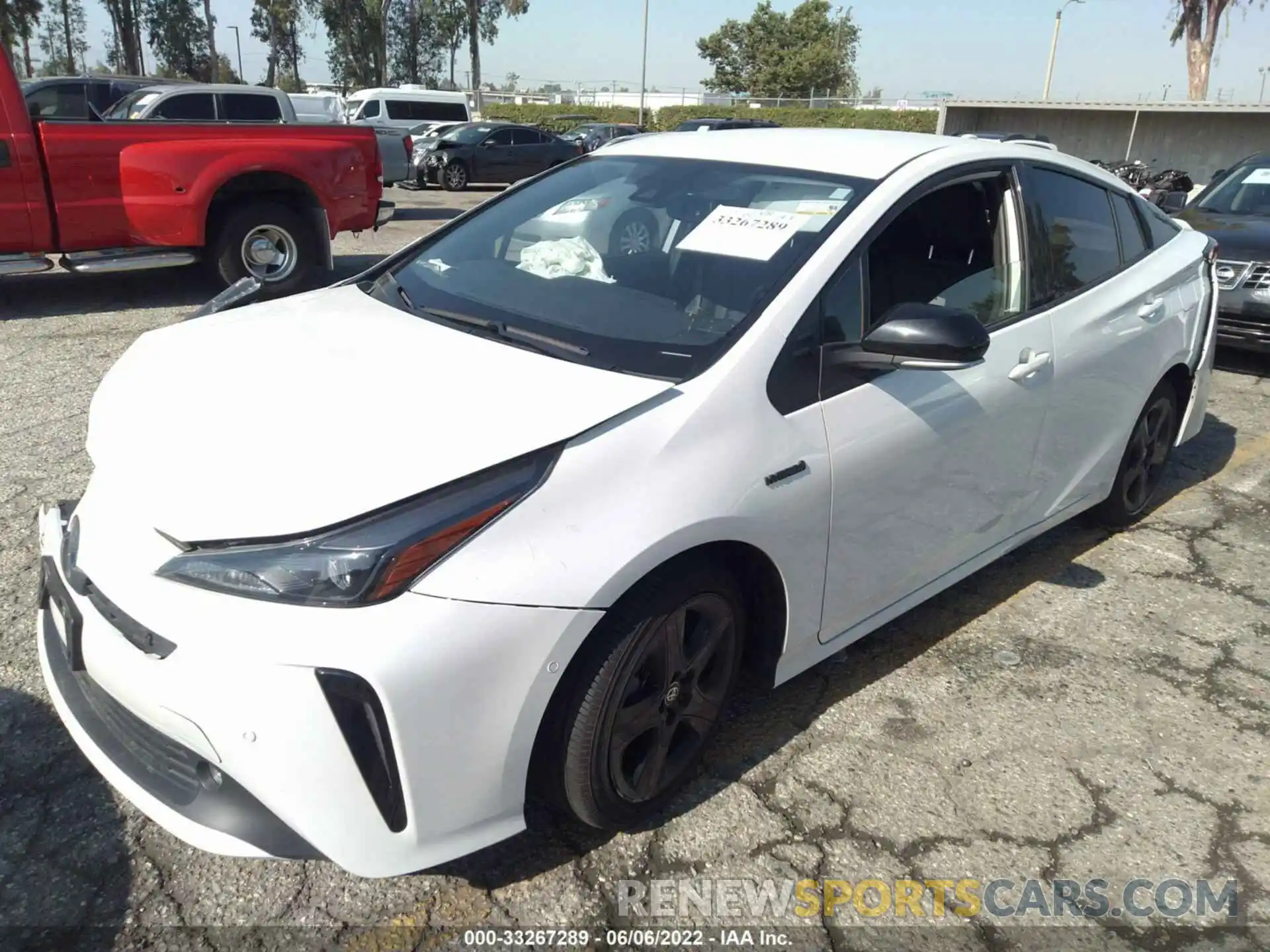 2 Photograph of a damaged car JTDKAMFU8M3126778 TOYOTA PRIUS 2021