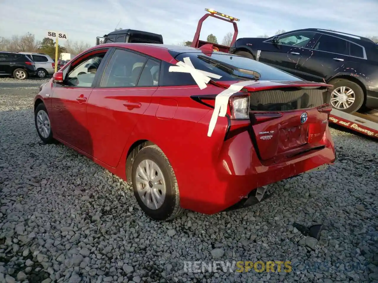 3 Photograph of a damaged car JTDKAMFU8M3126814 TOYOTA PRIUS 2021