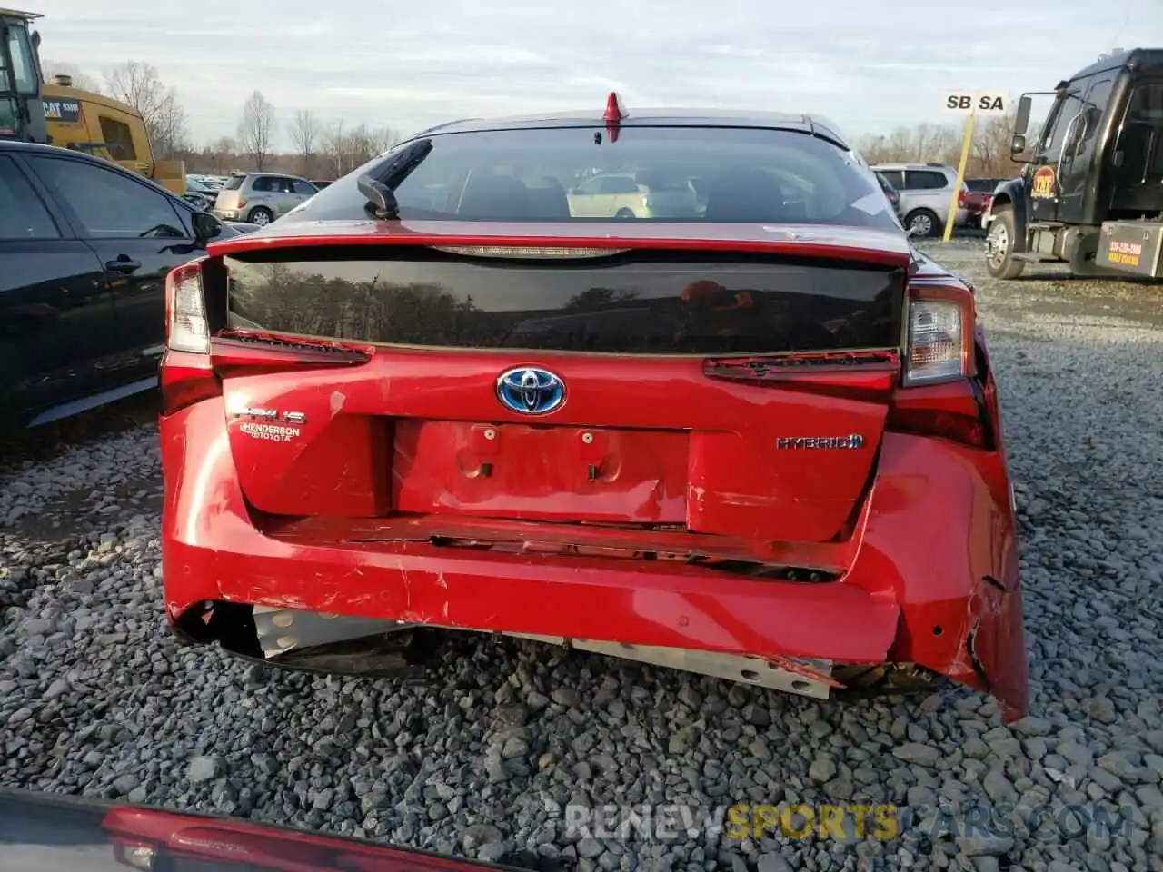 9 Фотография поврежденного автомобиля JTDKAMFU8M3126814 TOYOTA PRIUS 2021