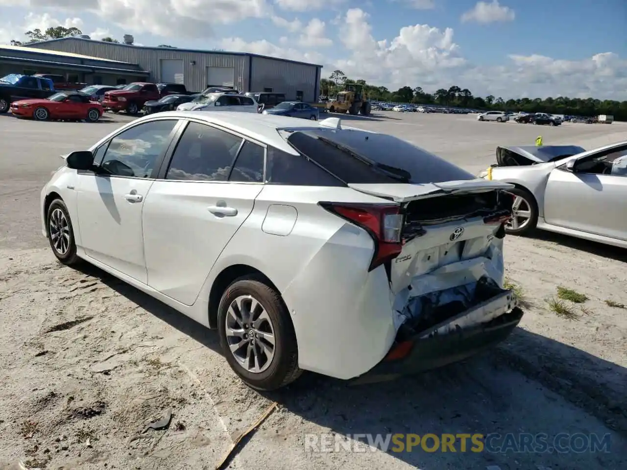 3 Photograph of a damaged car JTDKAMFU8M3127333 TOYOTA PRIUS 2021