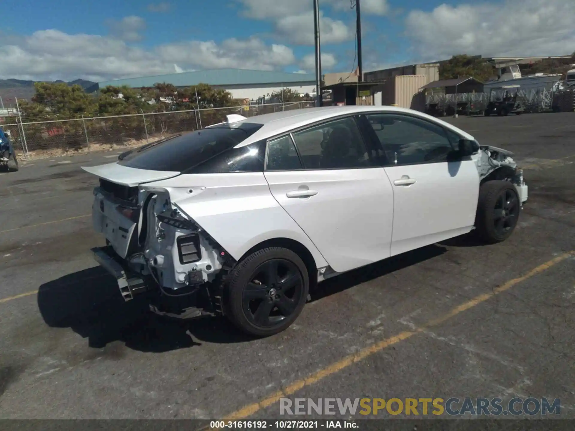 4 Photograph of a damaged car JTDKAMFU8M3129079 TOYOTA PRIUS 2021