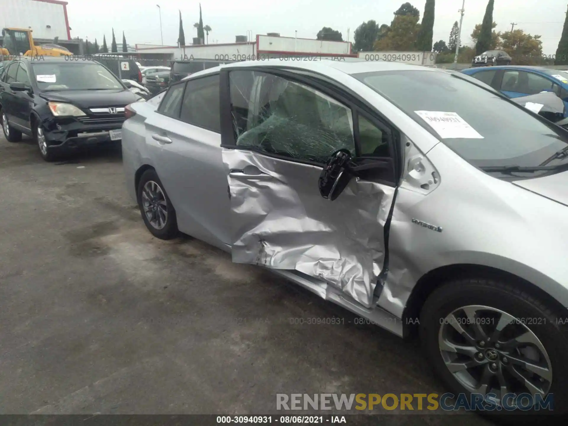 6 Photograph of a damaged car JTDKAMFU8M3133777 TOYOTA PRIUS 2021