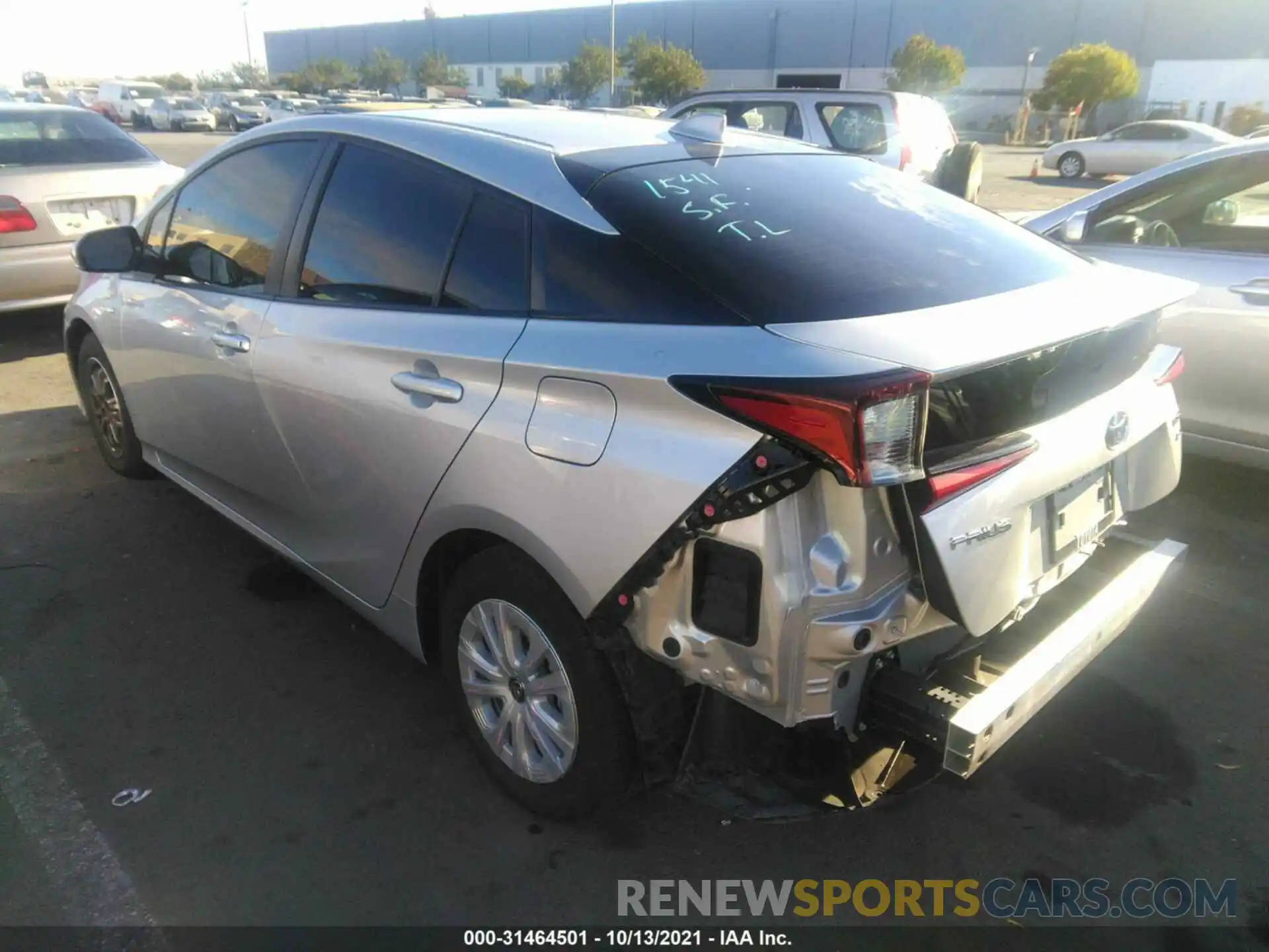 3 Photograph of a damaged car JTDKAMFU8M3134461 TOYOTA PRIUS 2021