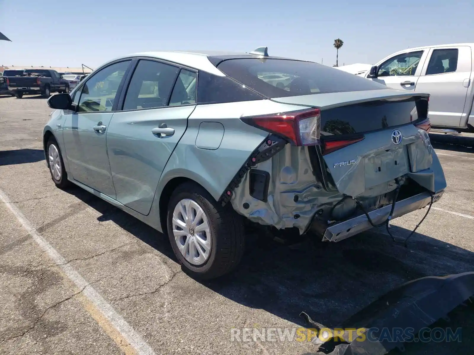 3 Photograph of a damaged car JTDKAMFU8M3135299 TOYOTA PRIUS 2021