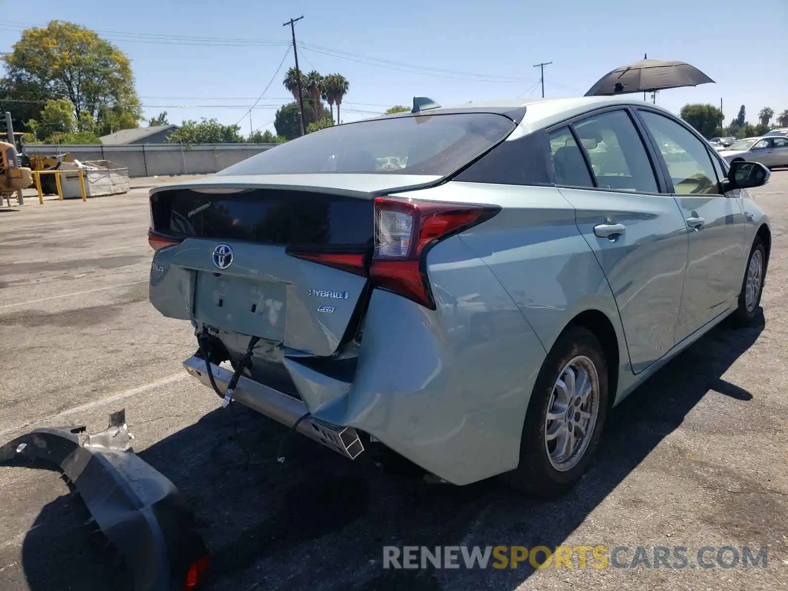 4 Photograph of a damaged car JTDKAMFU8M3135299 TOYOTA PRIUS 2021