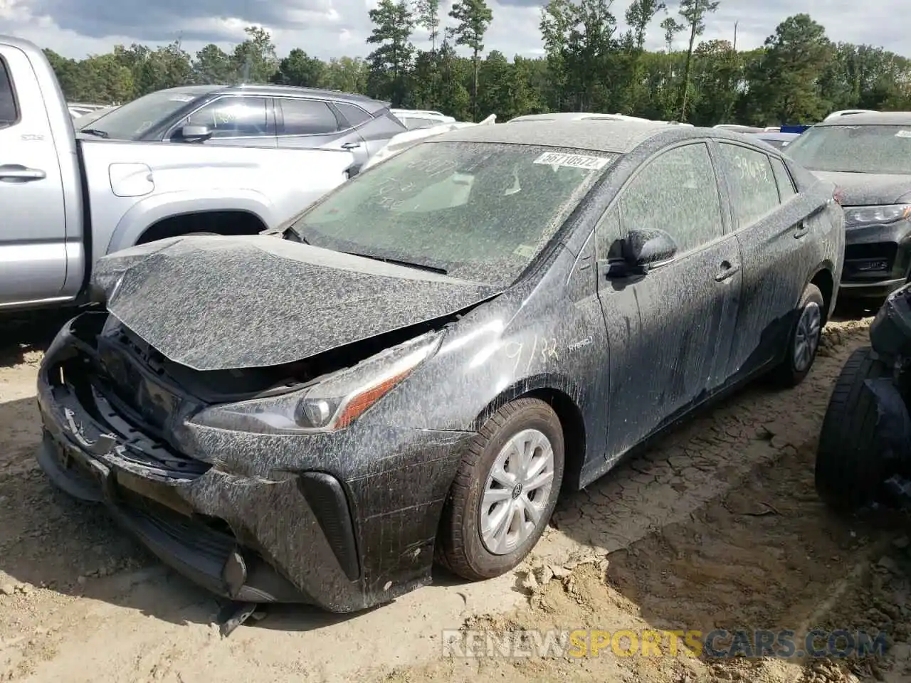 2 Photograph of a damaged car JTDKAMFU8M3140437 TOYOTA PRIUS 2021