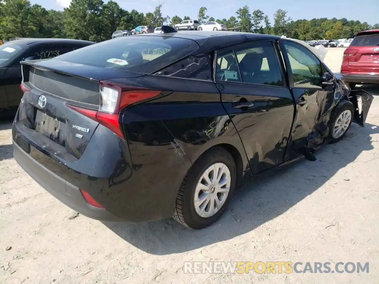 4 Photograph of a damaged car JTDKAMFU8M3140437 TOYOTA PRIUS 2021