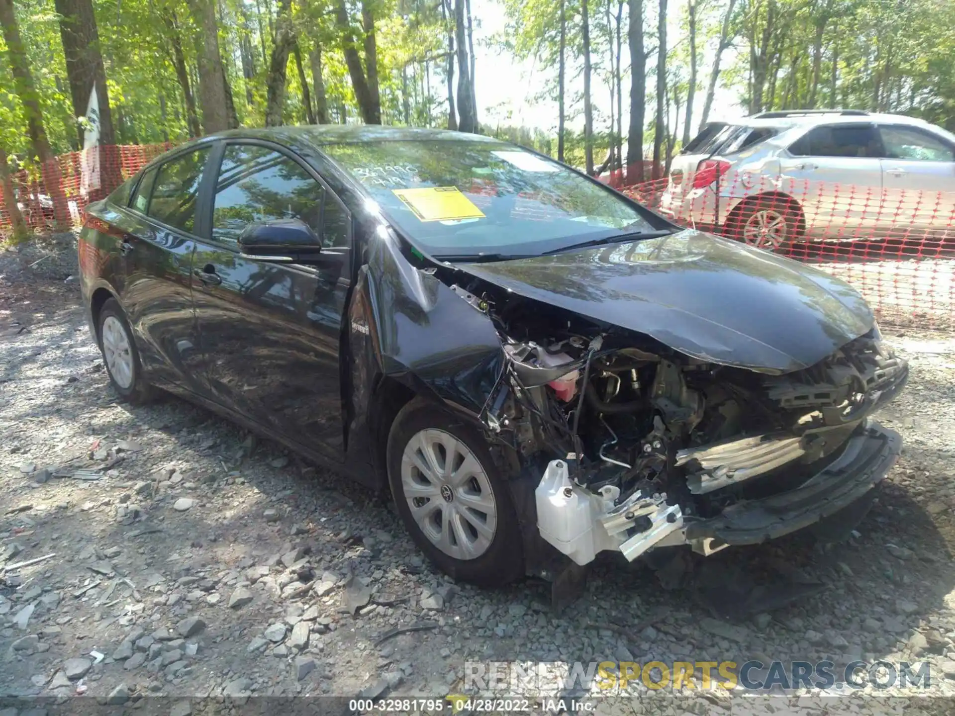 1 Photograph of a damaged car JTDKAMFU8M3140499 TOYOTA PRIUS 2021