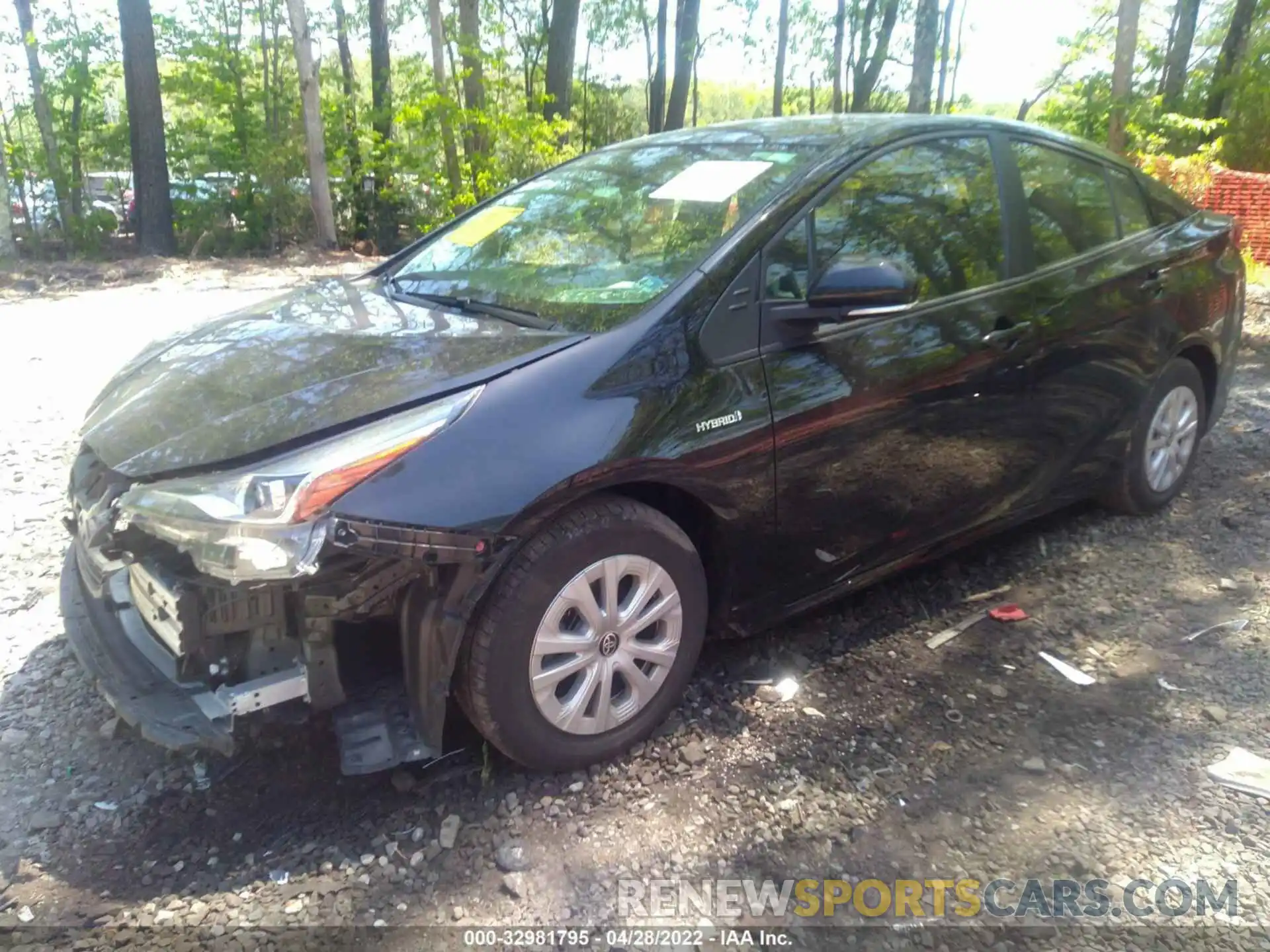 2 Photograph of a damaged car JTDKAMFU8M3140499 TOYOTA PRIUS 2021