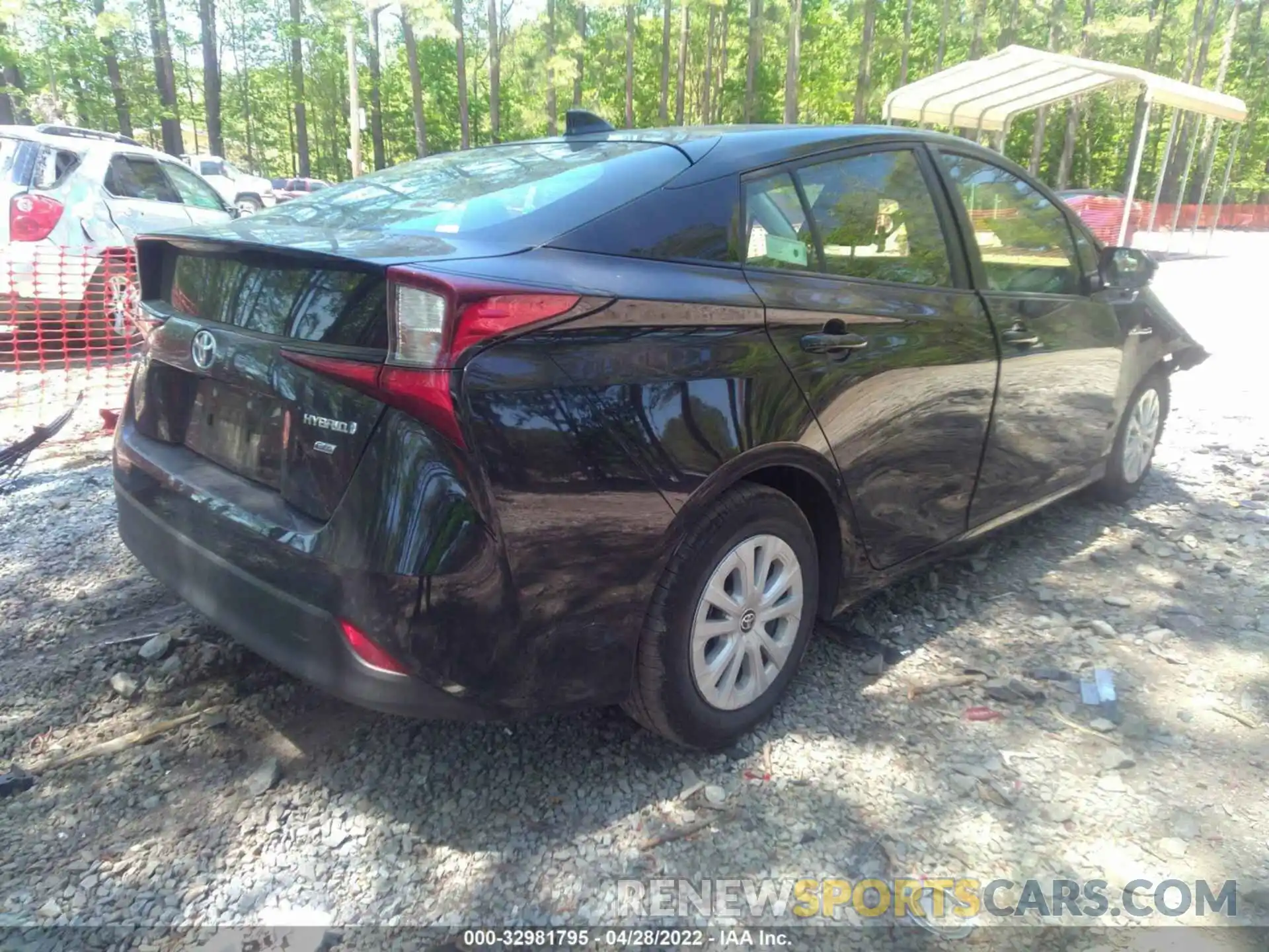 4 Photograph of a damaged car JTDKAMFU8M3140499 TOYOTA PRIUS 2021