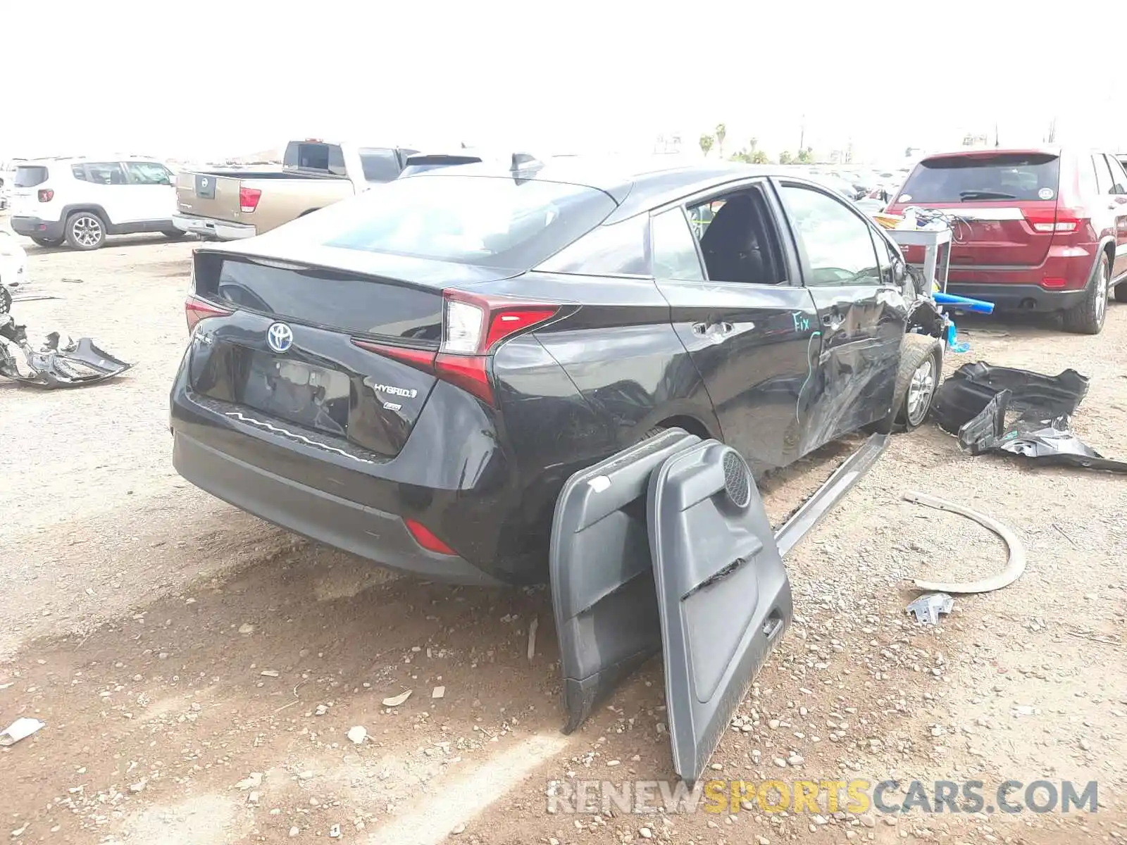 4 Photograph of a damaged car JTDKAMFU8M3140759 TOYOTA PRIUS 2021