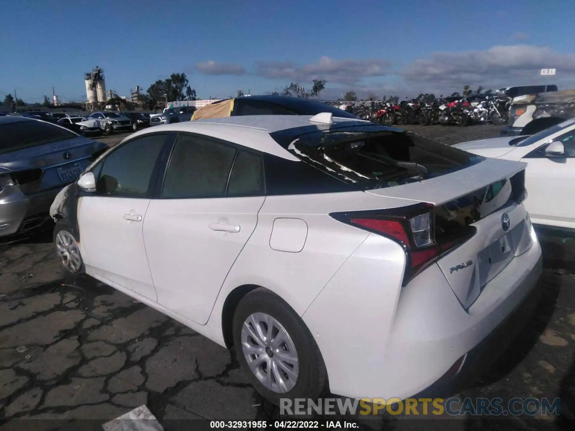 3 Photograph of a damaged car JTDKAMFU8M3140955 TOYOTA PRIUS 2021