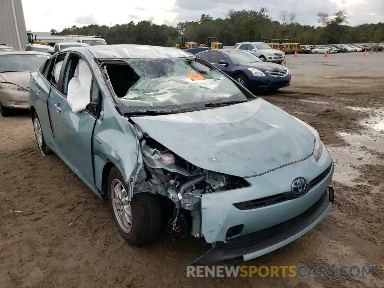 1 Photograph of a damaged car JTDKAMFU8M3141202 TOYOTA PRIUS 2021