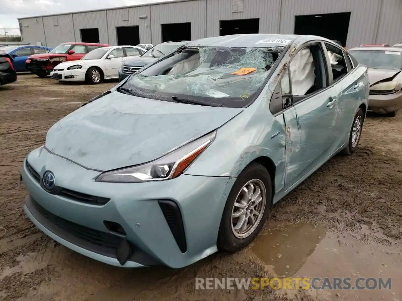 2 Photograph of a damaged car JTDKAMFU8M3141202 TOYOTA PRIUS 2021