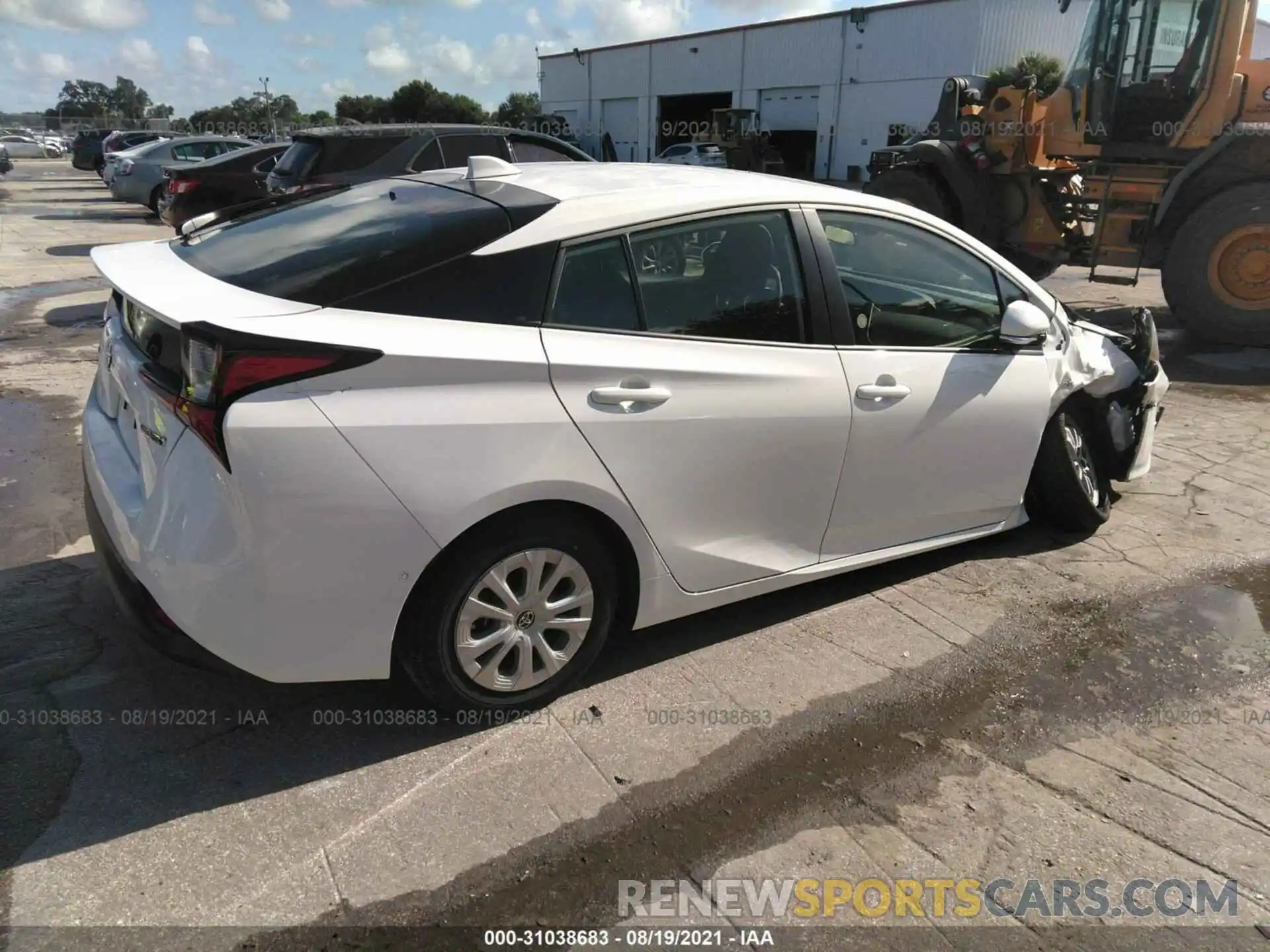 4 Photograph of a damaged car JTDKAMFU8M3141507 TOYOTA PRIUS 2021